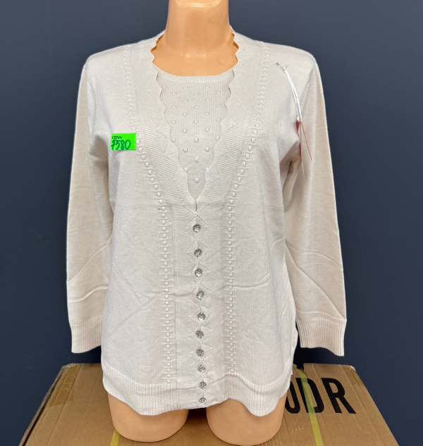 Narzutki damskie Roz L-3XL. 1 kolor. Paczka 10 szt